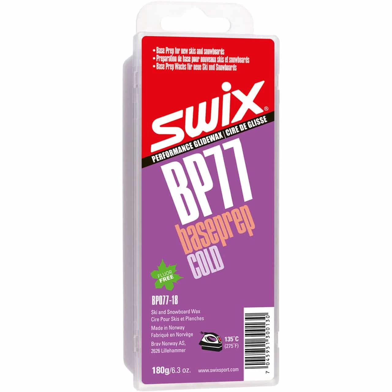 Swix BP77 Base Prep Cold (180 G) 1 Swix BP77 Base Prep Cold (180 G)