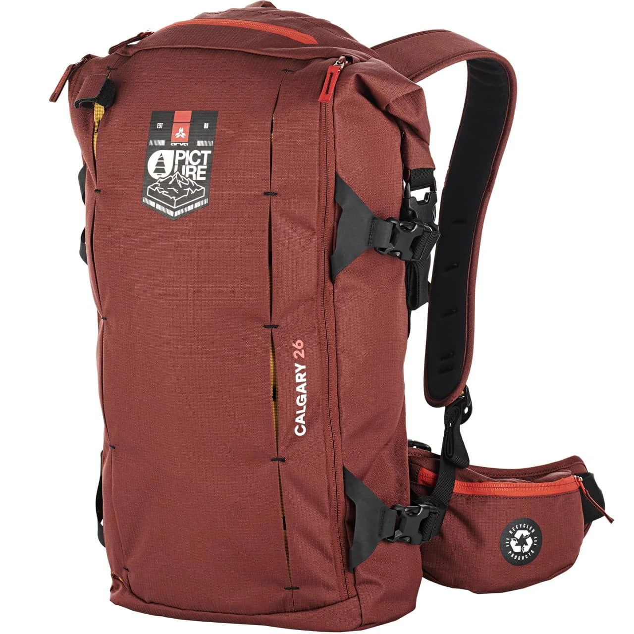 ARVA Backpack Calgary 26 Picture Burgundy 1 ARVA Backpack Calgary 26 Picture Burgundy