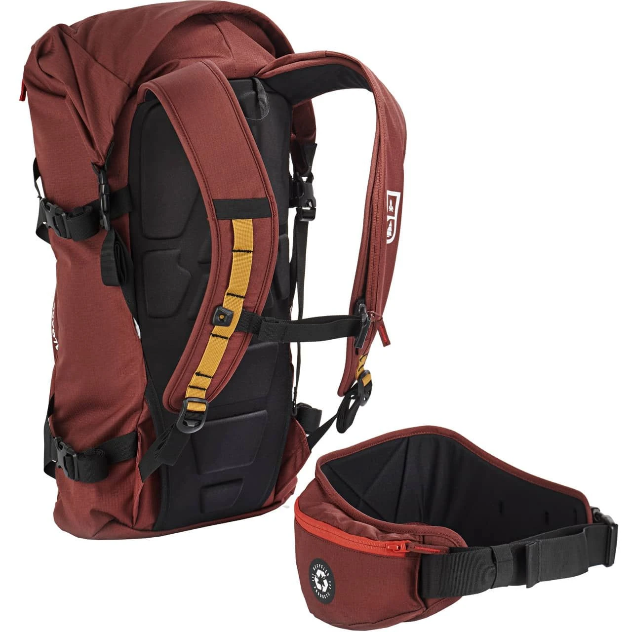 ARVA Backpack Calgary 26 Picture Burgundy 4 ARVA Backpack Calgary 26 Picture Burgundy - Afbeelding 4