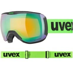 Uvex Downhill 2100 CV Black Matt / Green-orange