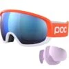 POC Fovea Mid Clarity Comp+ Flo Orange/hydro White/spektris Blue + 2 Reserve Lenzen
