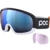 POC Fovea Mid Clarity Comp Ura Black/hydro White/spektris Blue + Reserve Lens