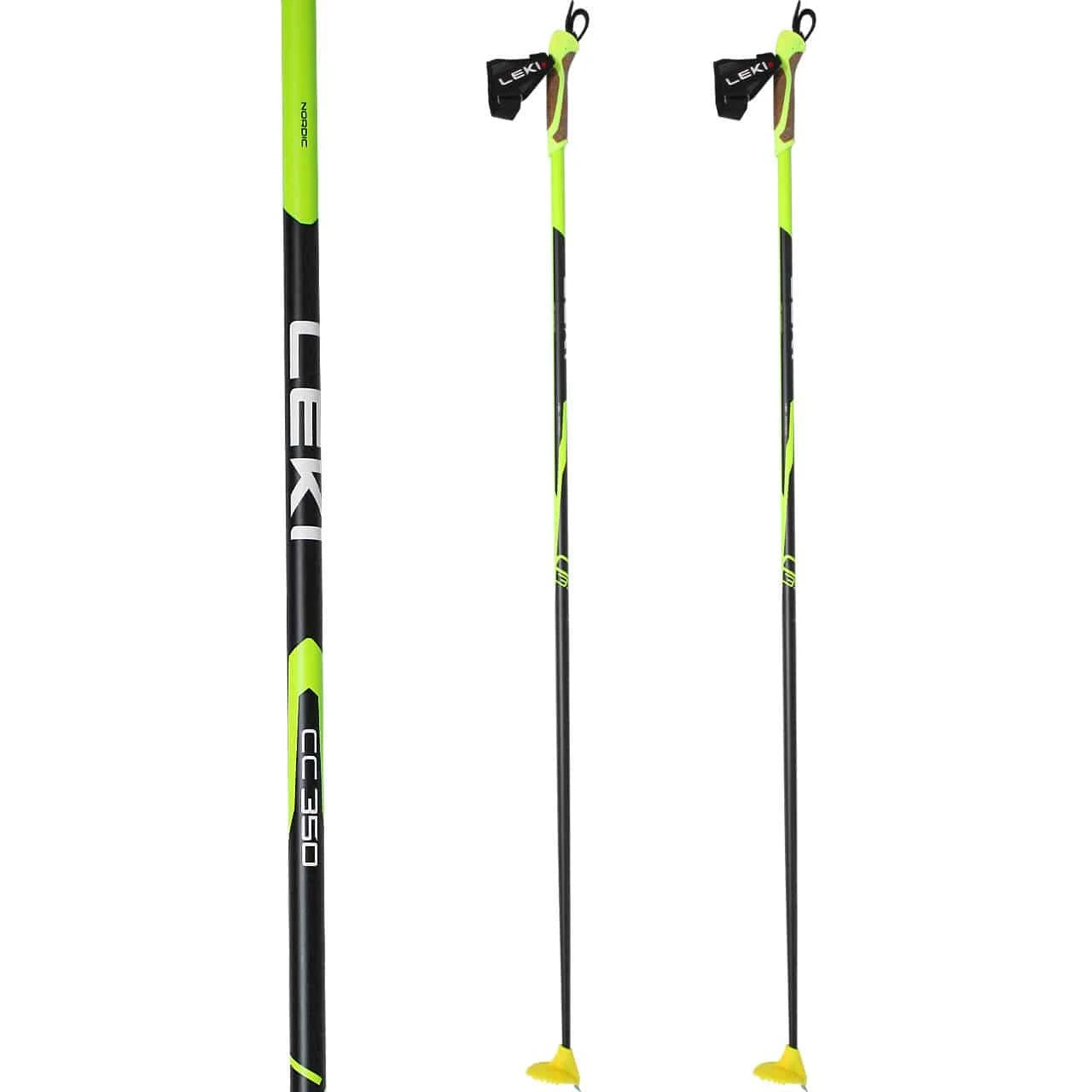 Leki CC 350 FRT Black/neonyellow/white 2 Leki CC 350 FRT Black/neonyellow/white - Afbeelding 2