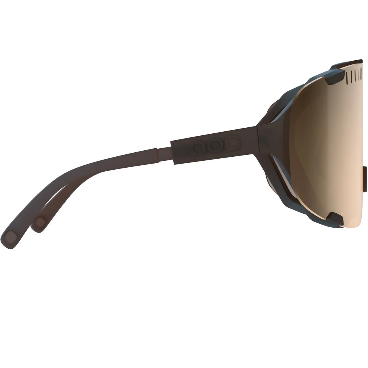 POC Devour Axinite Brown Translucent/brown/silver Mirror 2 POC Devour Axinite Brown Translucent/brown/silver Mirror - Afbeelding 2