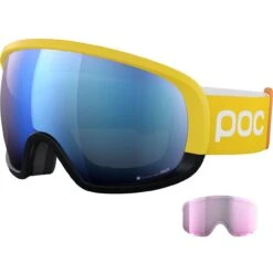 POC Fovea Clarity Comp Aventurine Yellow/uranium Black/spektris Blue + Reserve Lens