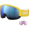 POC Fovea Mid Clarity Comp Aventurine Yellow/uranium Black/spektris Blue + Reserve Lens