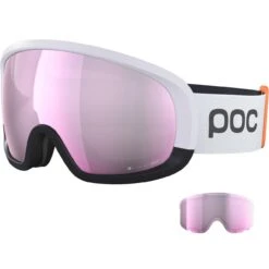POC Fovea Mid Clarity Comp Hydro White/ura Black/clarity Comp Low Light + Reserve Lens