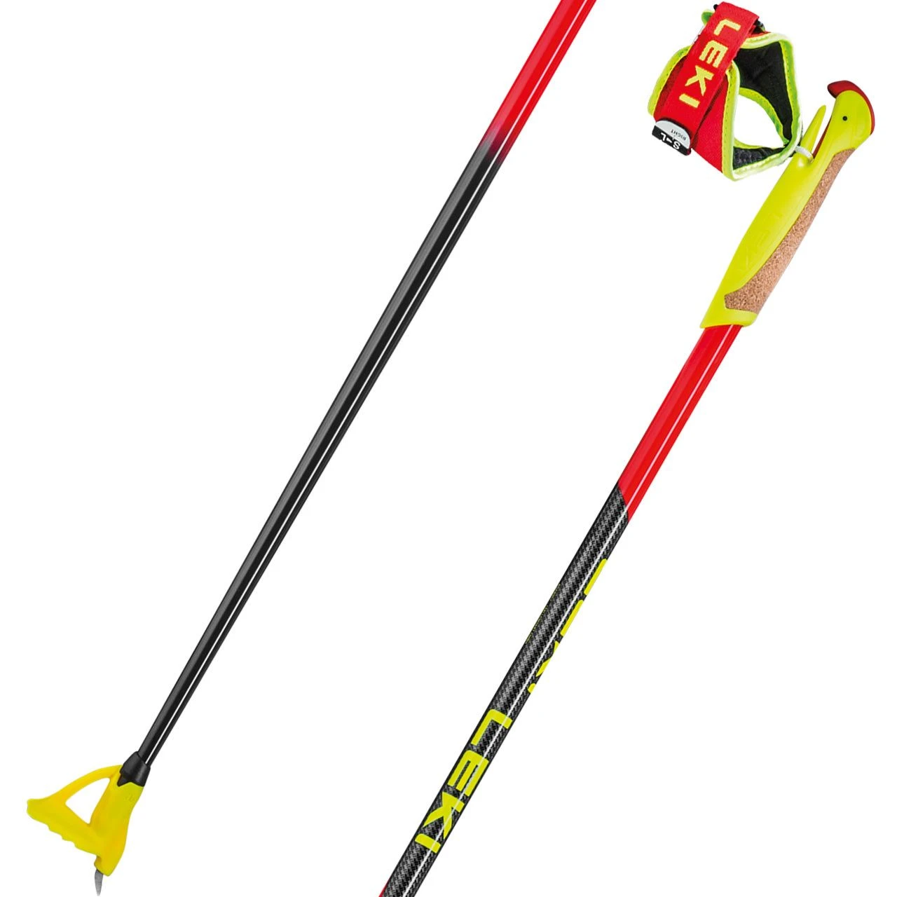 Leki HRC Junior Bright Red/neonyellow/black 1 Leki HRC Junior Bright Red/neonyellow/black