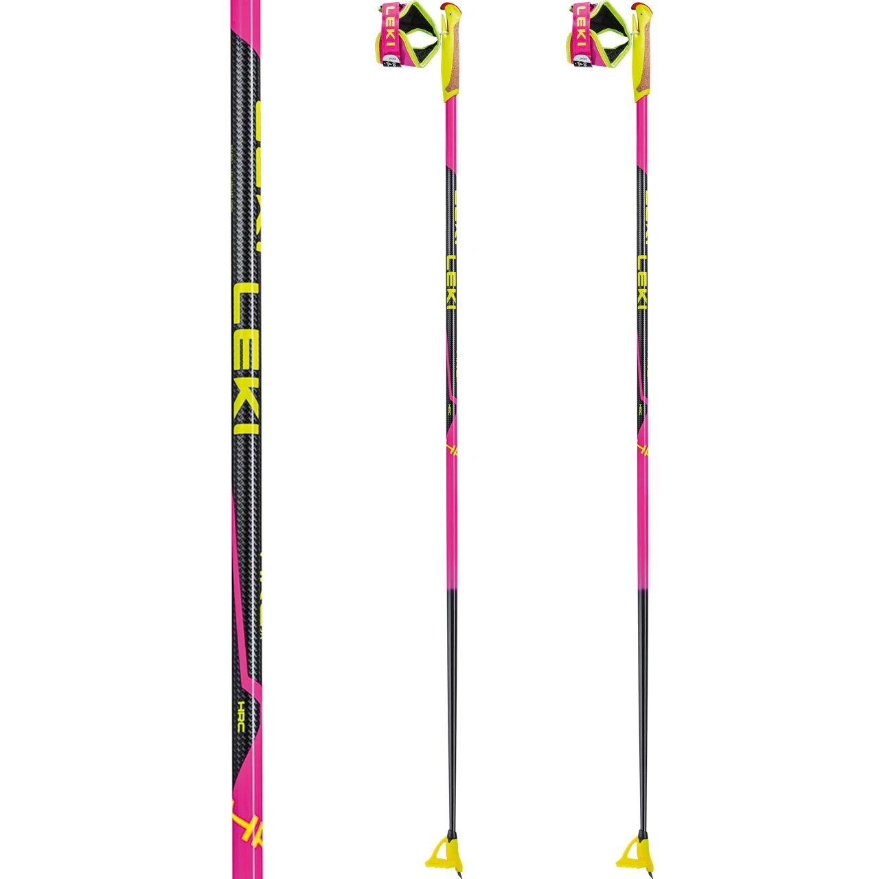 Leki HRC Junior Neonpink/neonyellow/black 2 Leki HRC Junior Neonpink/neonyellow/black - Afbeelding 2