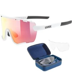 Uvex Sportstyle 236 S Set White Matt / Mirror Red