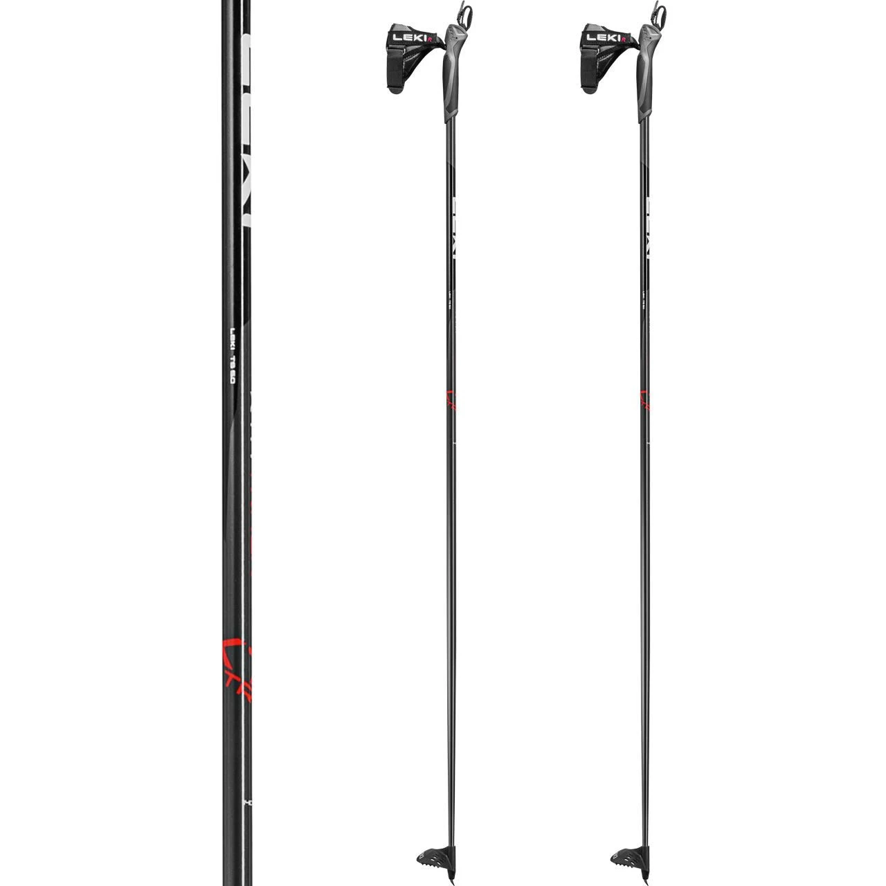 Leki XTA Track Dark Anthra/white/bright Red 2 Leki XTA Track Dark Anthra/white/bright Red - Afbeelding 2