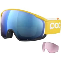 POC Zonula Clarity Comp Aventurine Yellow/uranium Black/spektris Blue + Reserve Lens