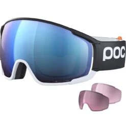 POC Zonula Clarity Comp+ Uranium Black/hydrogen White/spektris Blue + 2 Reserve Lenzen