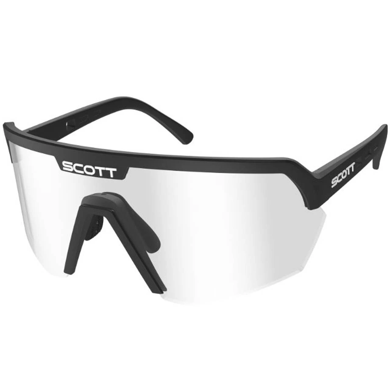Scott Sport Shield Sunglasses Black/clear 1 Scott Sport Shield Sunglasses Black/clear