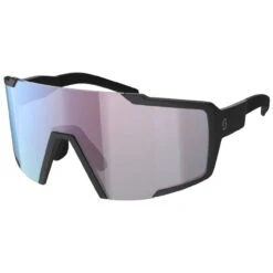 Scott Shield Compact Sunglasses Black Matt/blue Chrome Enhancer